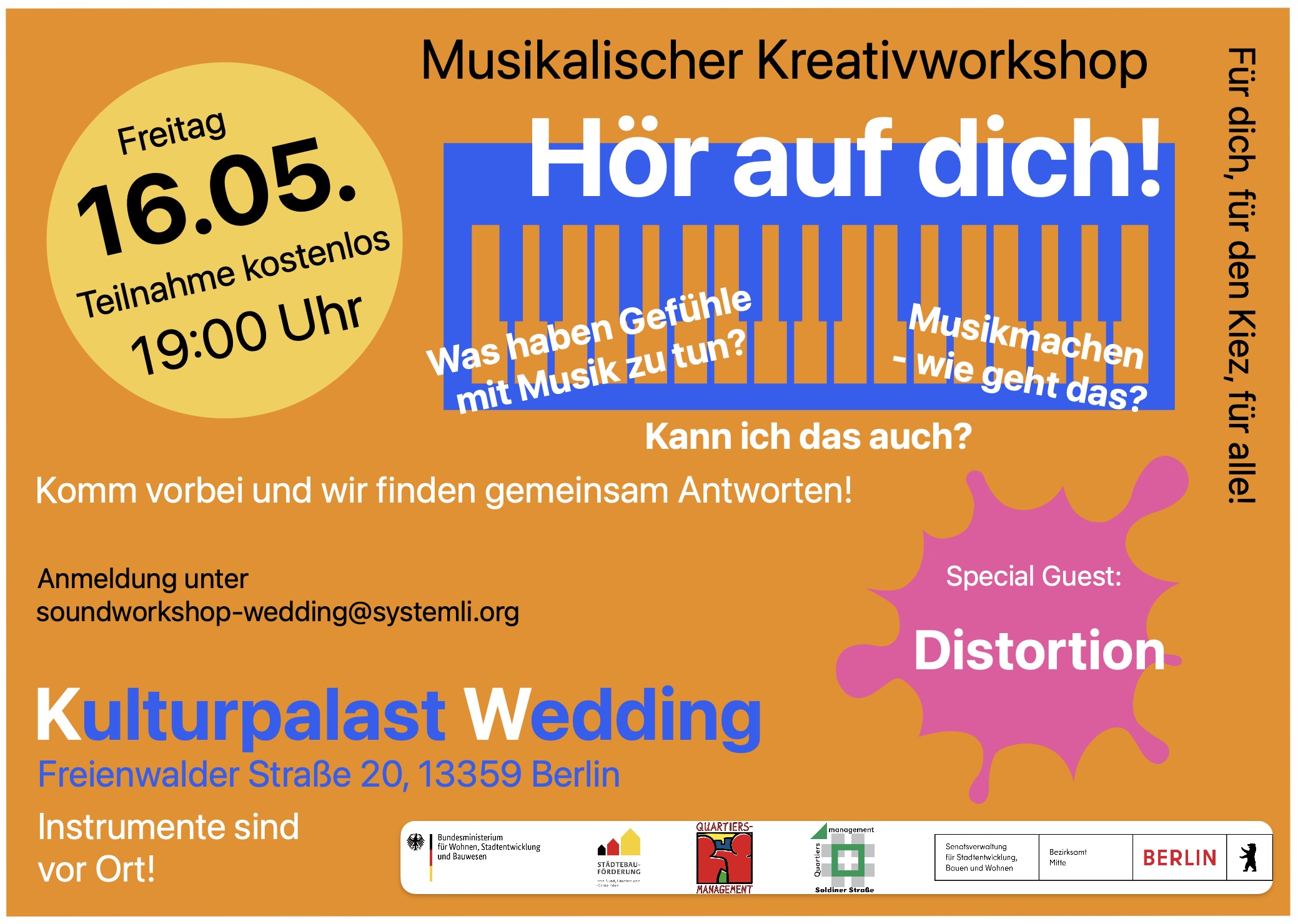 Hör auf dich! – Musikalischer Kreativworkshop